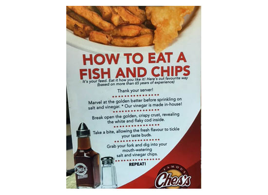 How Do You Eat Your Fish ‘n Chips? A Lesson in Customer Retention